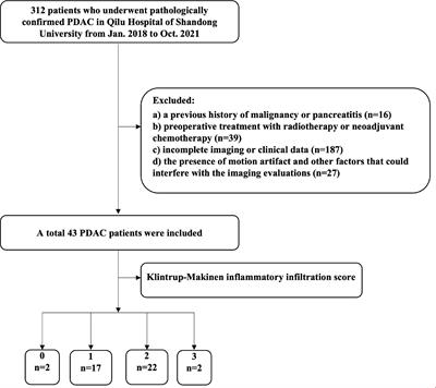 The value of enhanced CT features and texture-signatures in assessing the inflammatory infiltration of pancreatic ductal adenocarcinoma